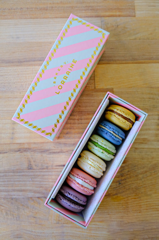 Box of Six Parisian Macarons