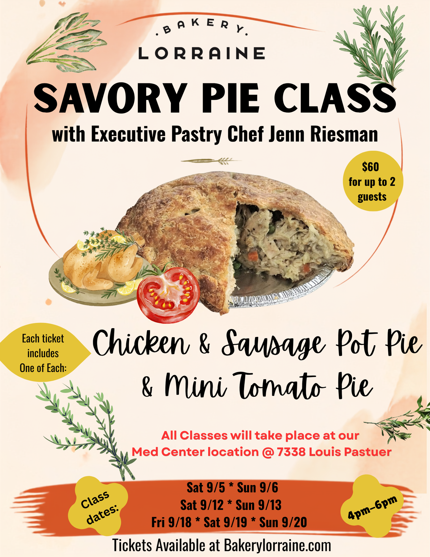Fall Savory Pie-Making Class