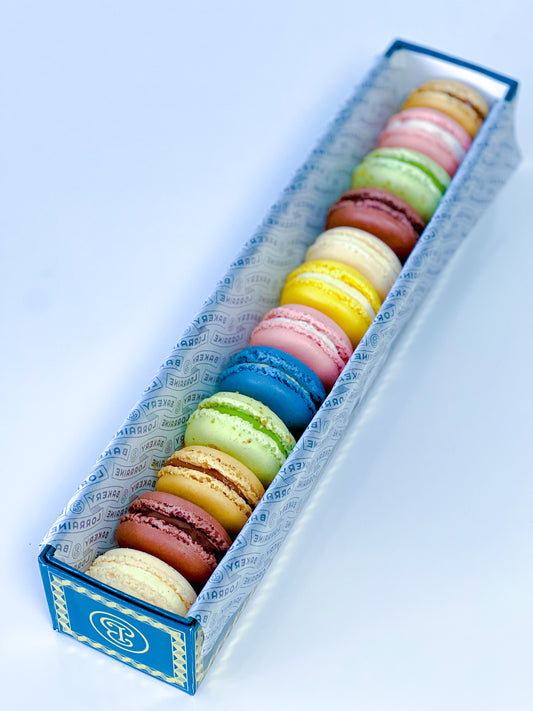 Box of Twelve Parisian Macarons