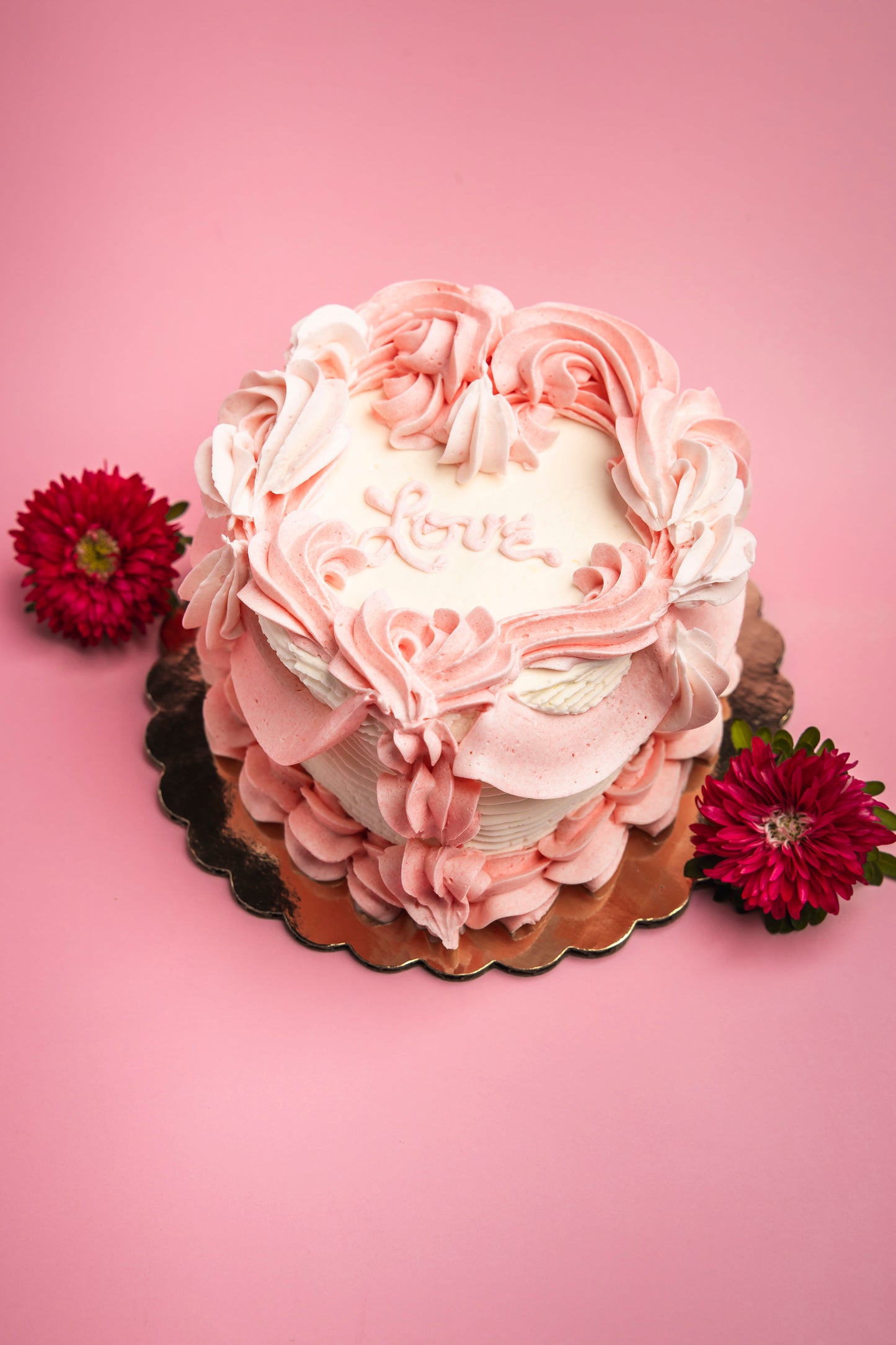 Lil' Vintage Heart Cake - VANILLA