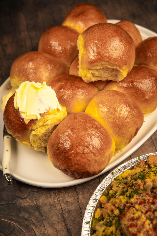 One Dozen Garlic & Herb Dinner Rolls